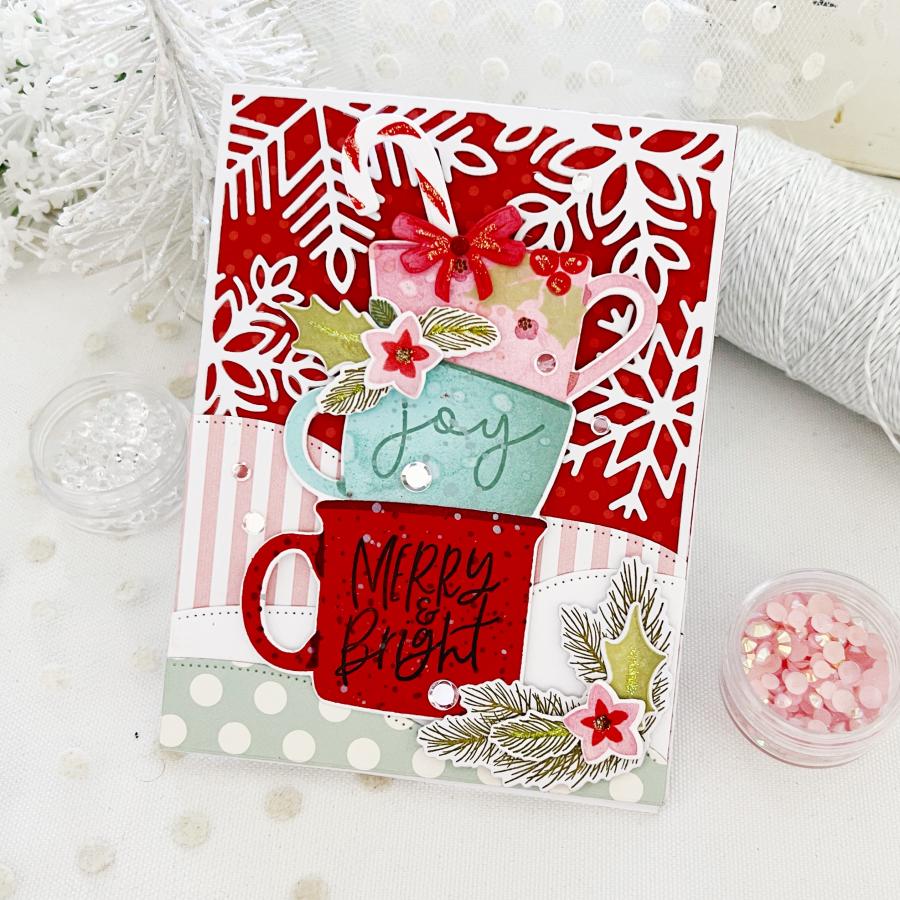 On the Border: Splendid Snowflakes Frame Die