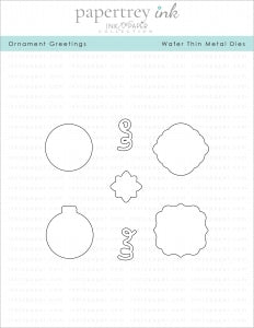 Ornament Greetings Die