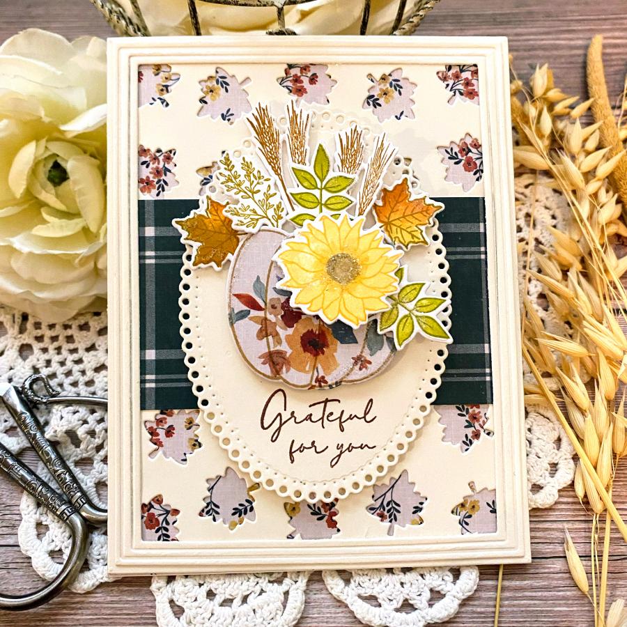 Cover Plate: Maple Leaves Die