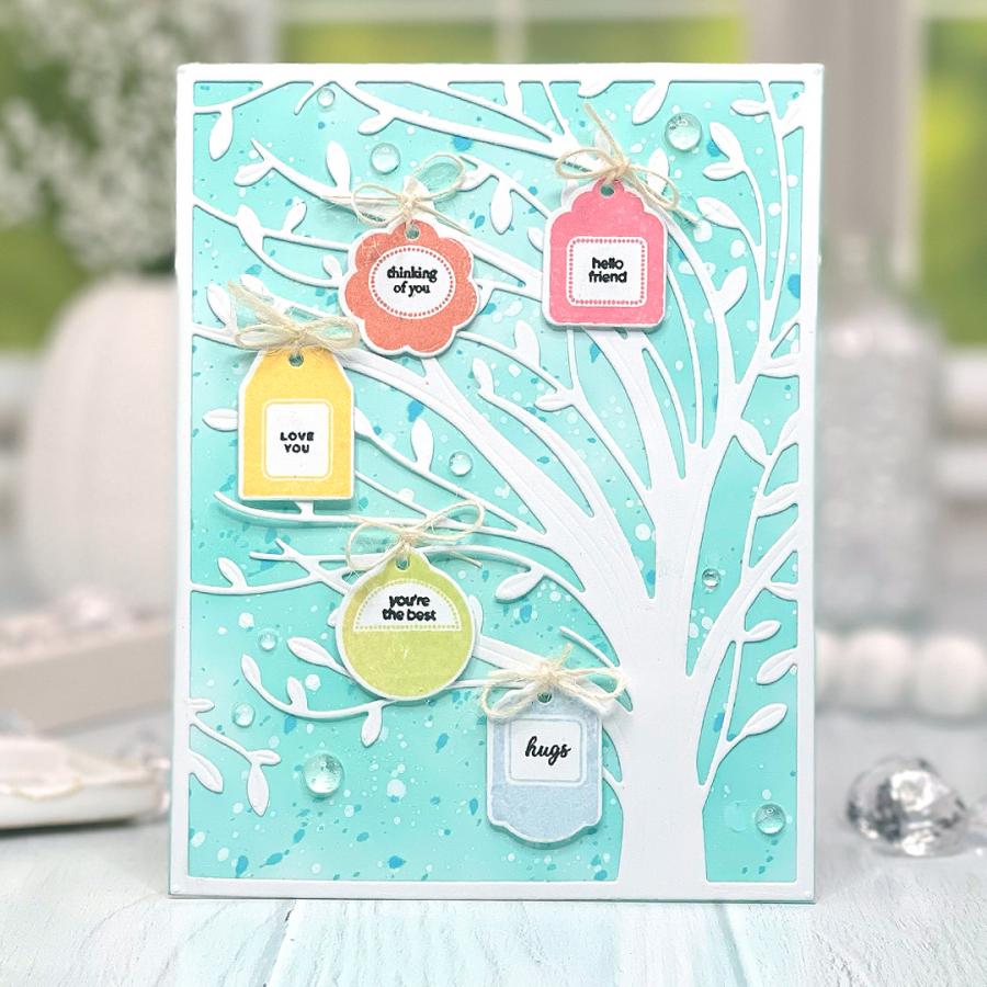 Cover Plate: Wispy Tree Die