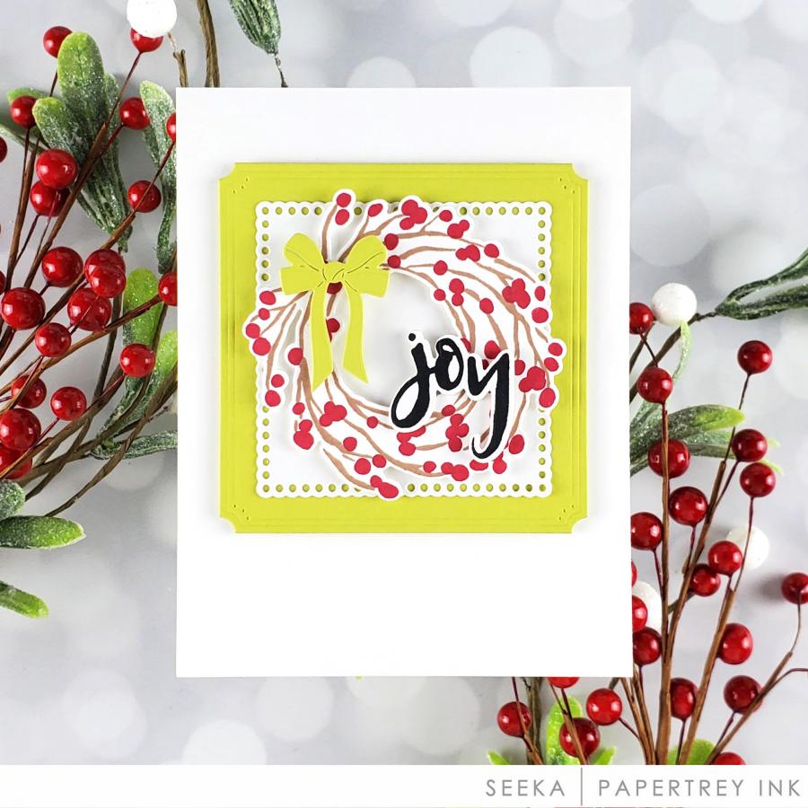 Merry Berry Wreath Die