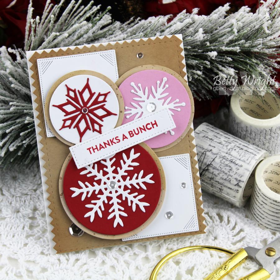 Layered Snowflakes: Crystal Die