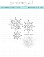 Layered Snowflakes: Crystal Die