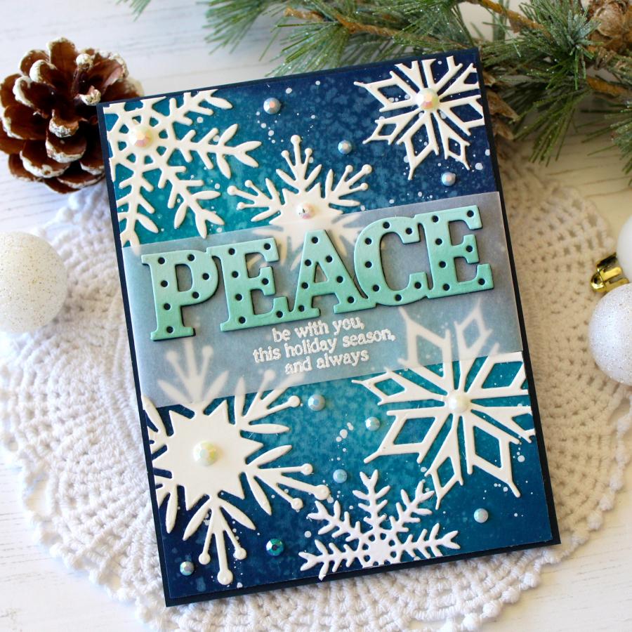 Layered Snowflakes: Flurries Die