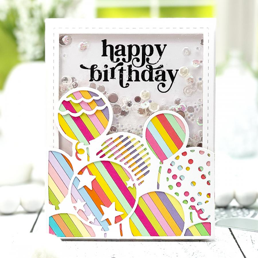 Elegant Edges: Balloon Party Die