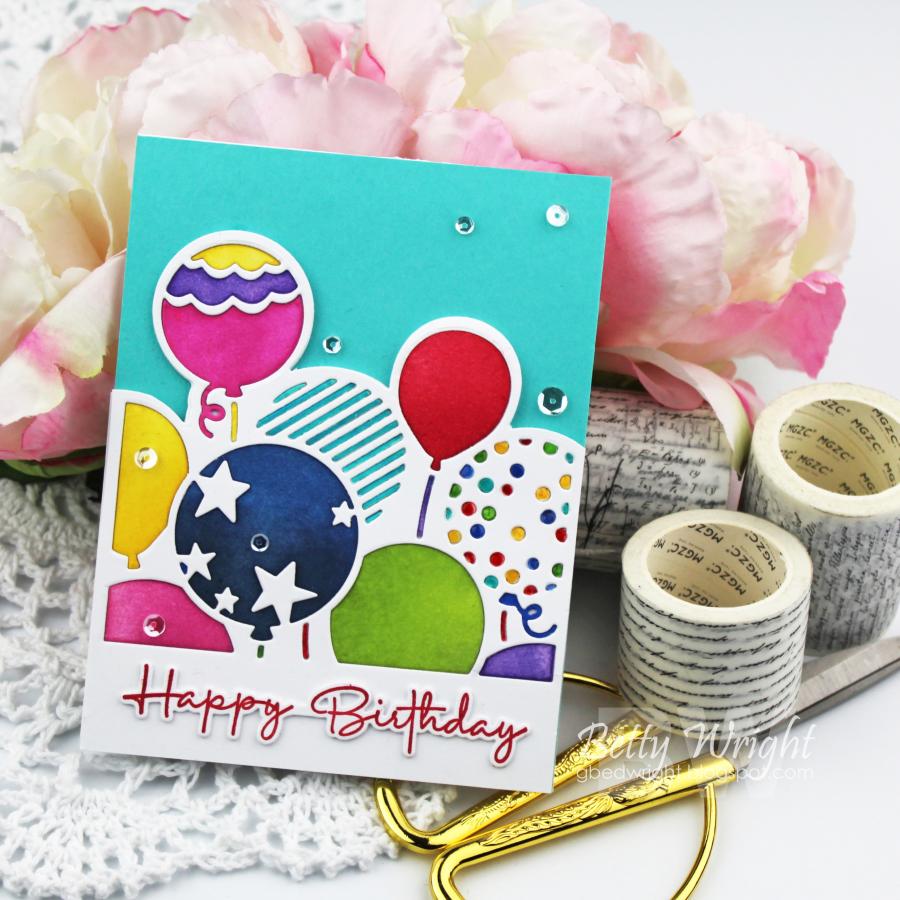 Elegant Edges: Balloon Party Die