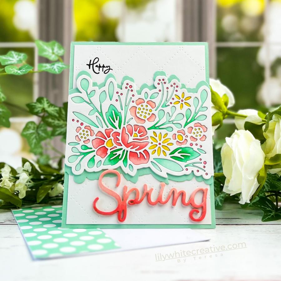 Elegant Edges: Spring Flowers Die