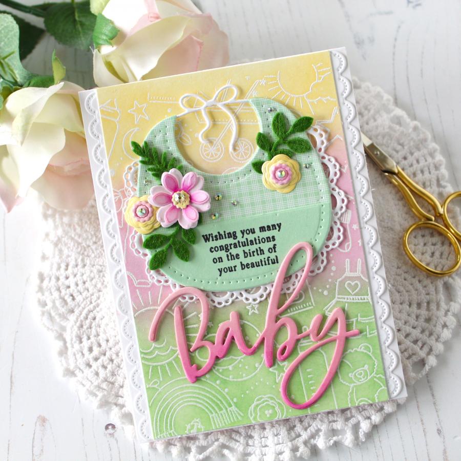 Sweet Baby Bib Die