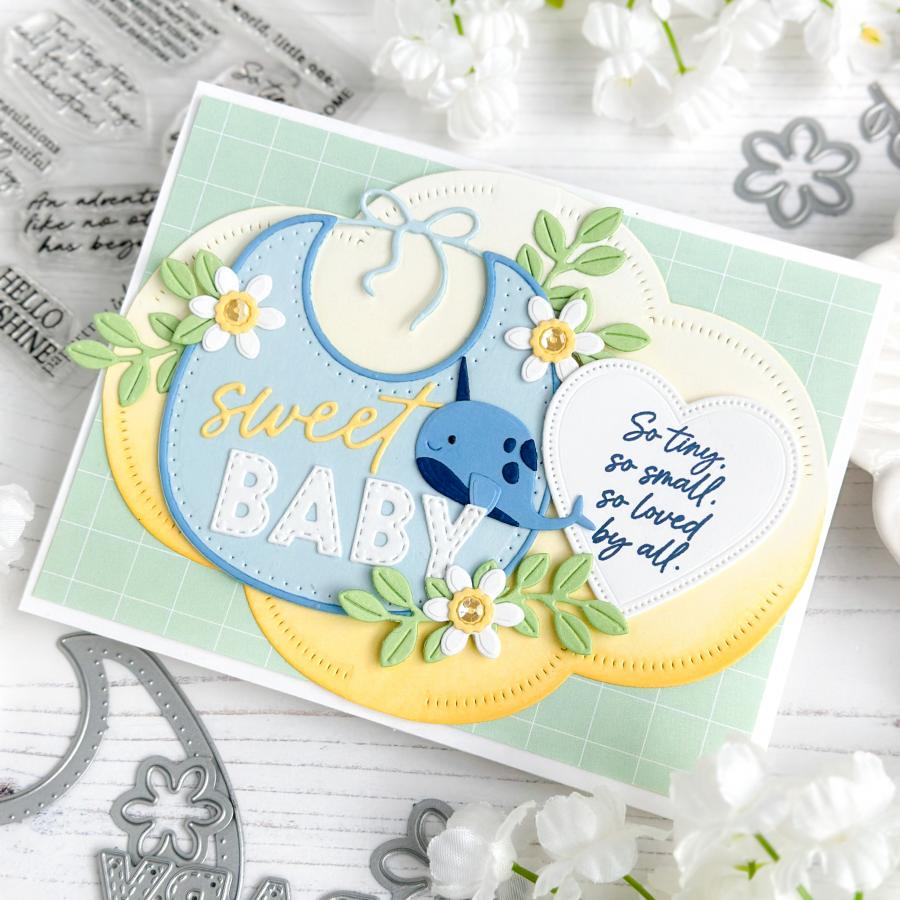 Sweet Baby Bib Die