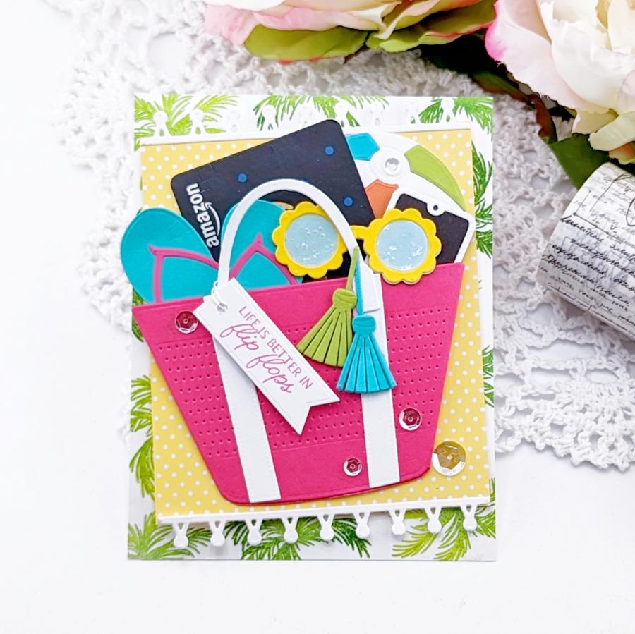 Go-To Gift Card Holder: Beach Bag Die