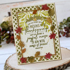 Border Bling: Falling Leaves Die