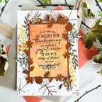 Border Bling: Falling Leaves Die