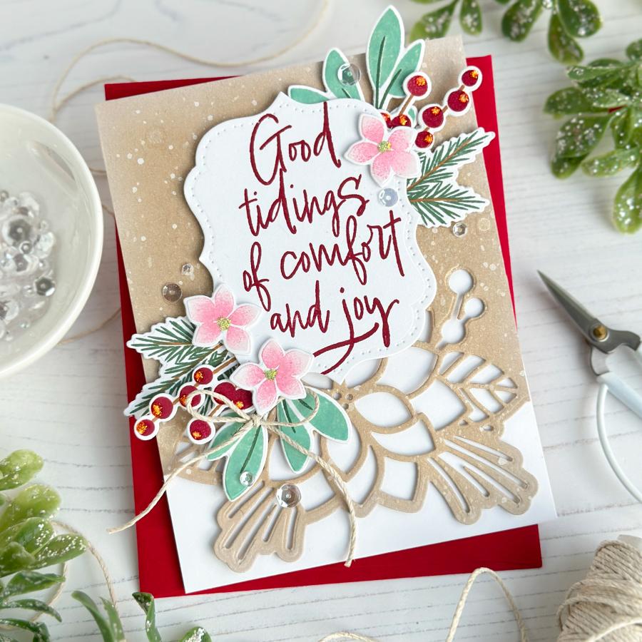 Elegant Edges: Christmas Bouquet Die