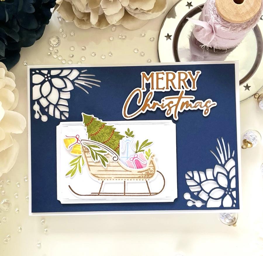 Cornered: Christmas Bouquet Die