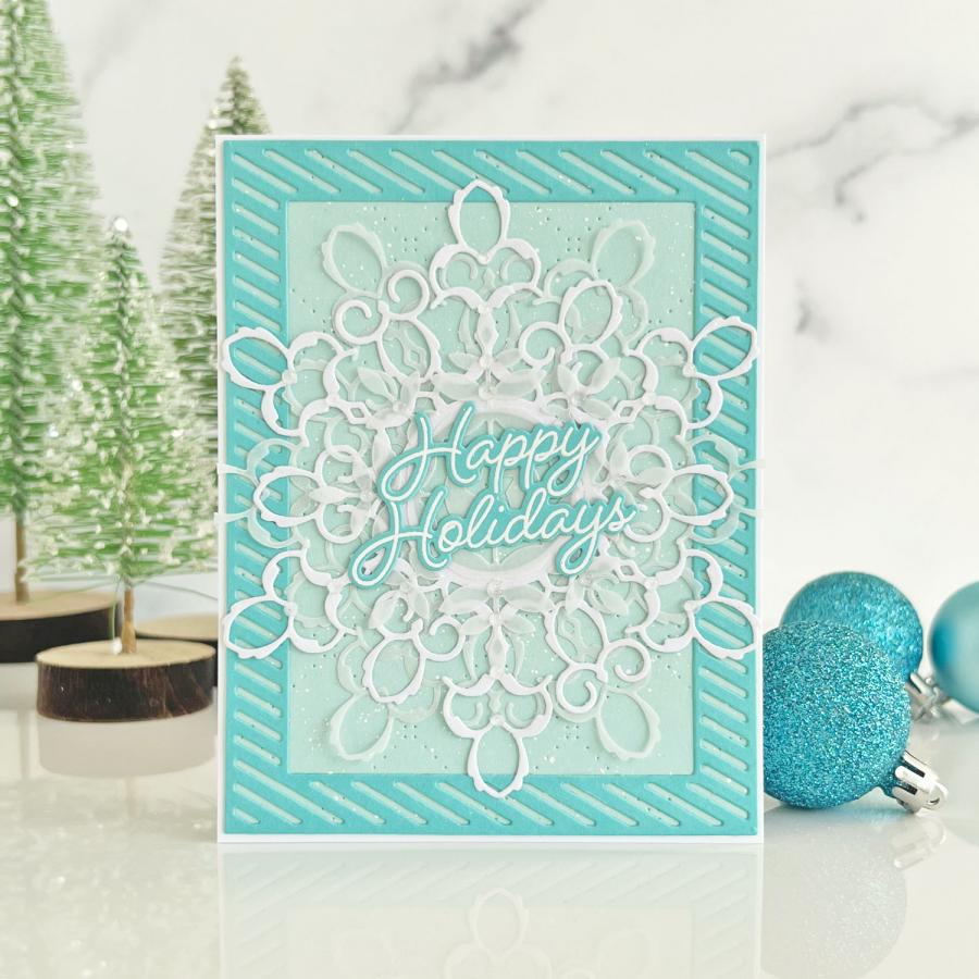 Fancy Snowflake Frame Die