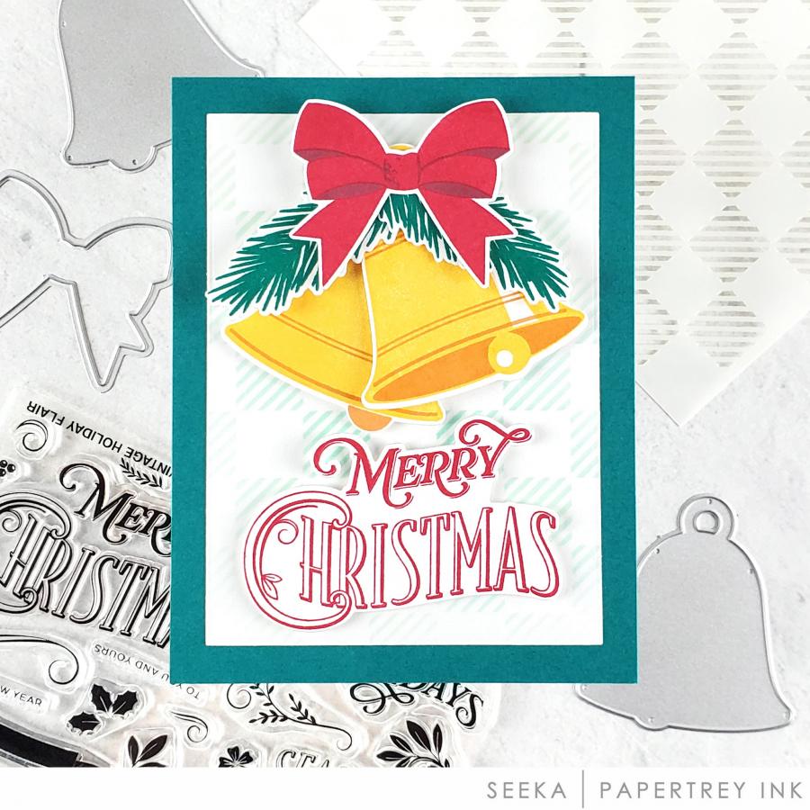 Vintage Holiday Flair Die