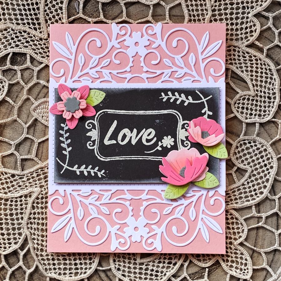 Extravagant Floral Frames Die