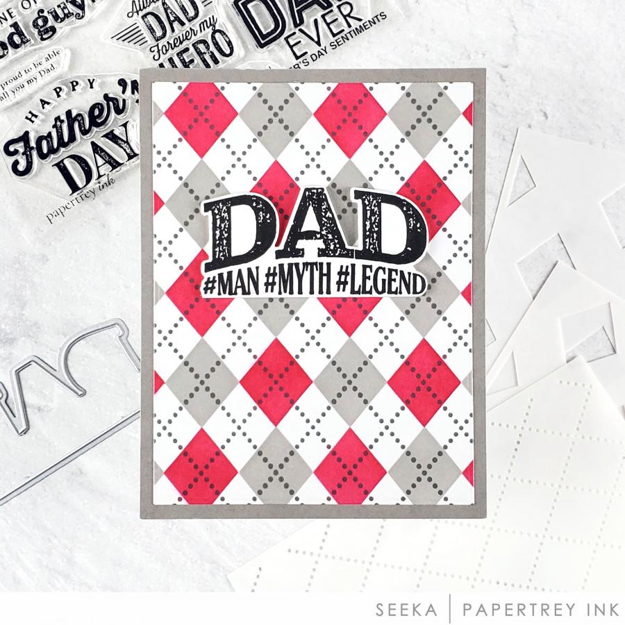 Father's Day Sentiments Die