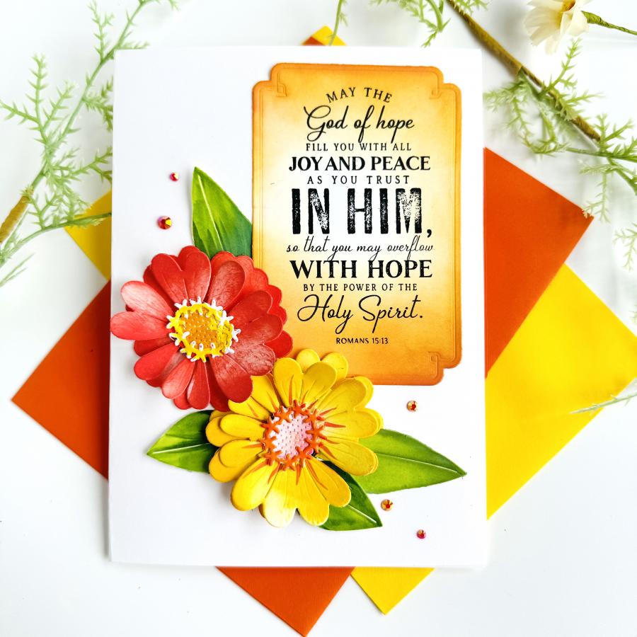 Big Blooms: Zinnia Die