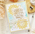 Elegant Edges: Sunflower Die
