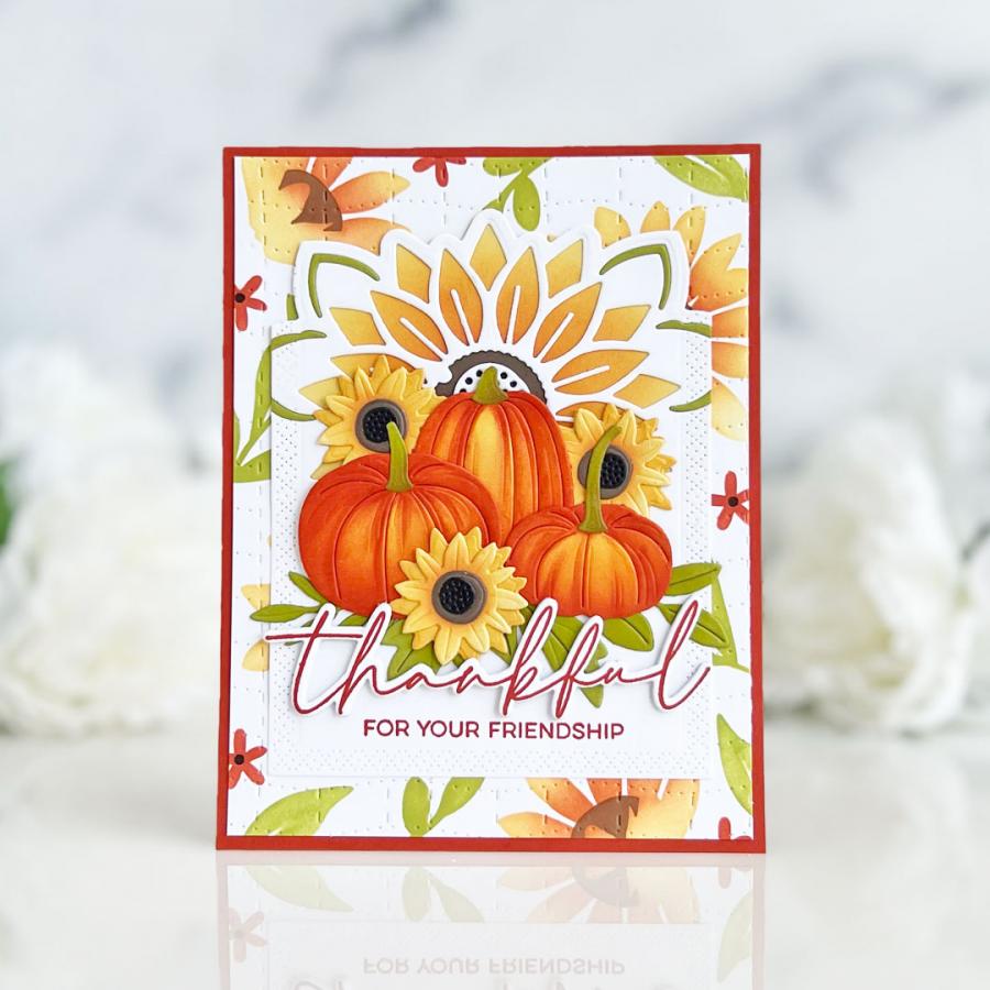 Elegant Edges: Sunflower Die
