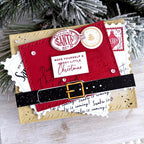 North Pole Mail: Candy Cane Frame Post Card Die