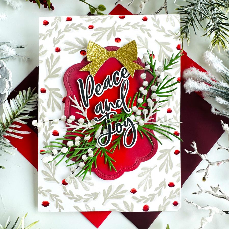 The Bigs Christmas Sentiments Die