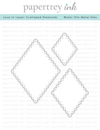 Love to Layer: Scalloped Diamonds Die