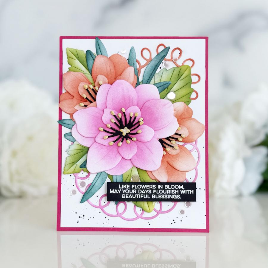 Into the Blooms: Radiant Florals Die