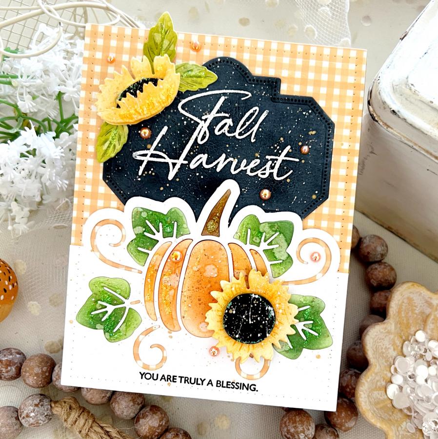 Elegant Edges: Pumpkin Die