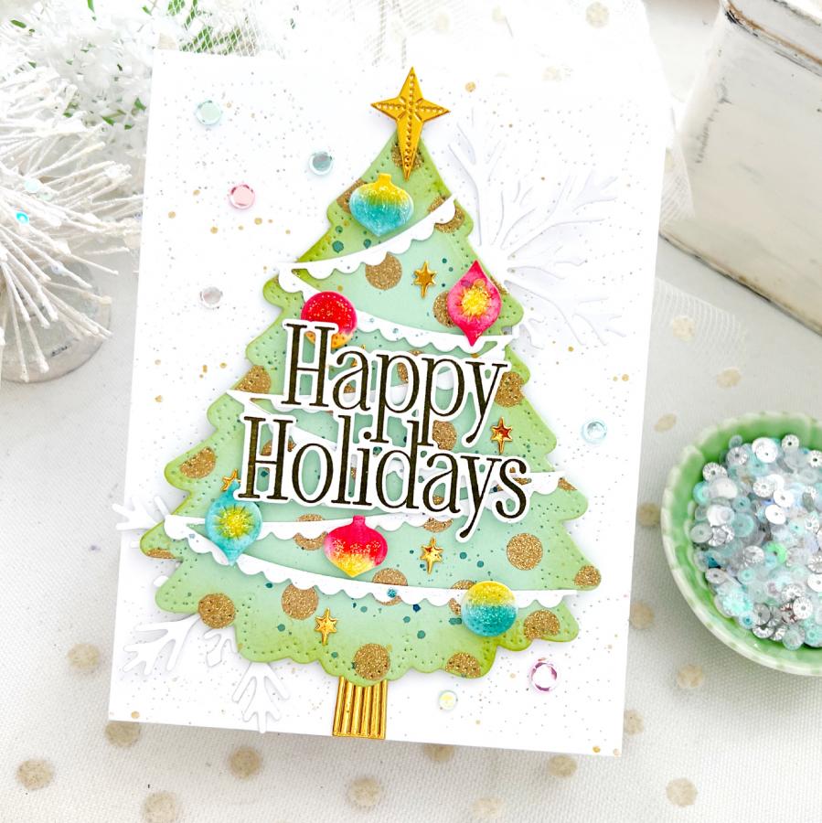 Cover Plate: Stitched Snowflakes Die