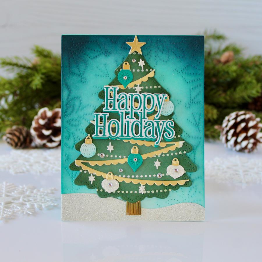 Cover Plate: Stitched Snowflakes Die