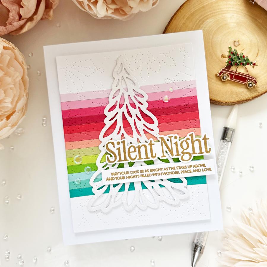 Serene Evergreens Die