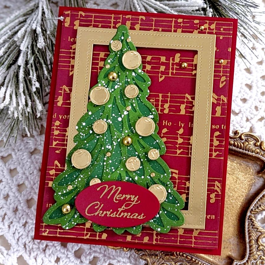 Serene Evergreens Die