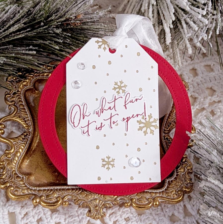 This is Big Sentiments: Christmas Tags Die