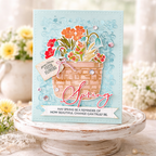 Basket of Blooms Die