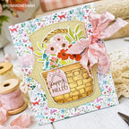 Basket of Blooms Die