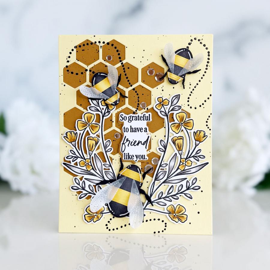 Wildflower Wreath Die