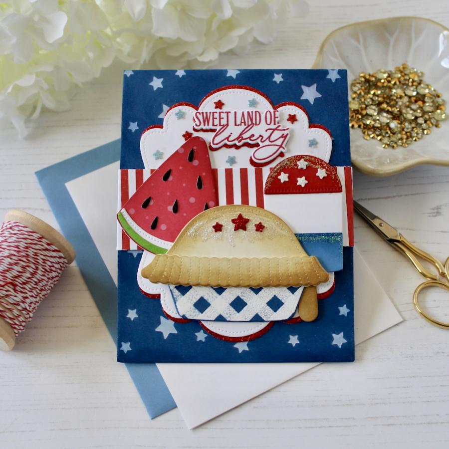 Land that I Love Sentiments Mini Stamp Set