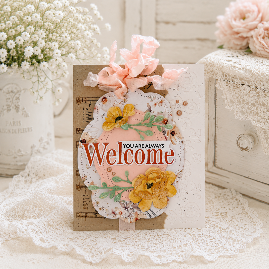 Big Blooms: Elegant Rose Die