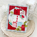 Fanciful Snowflake Background Hot Foil Plate