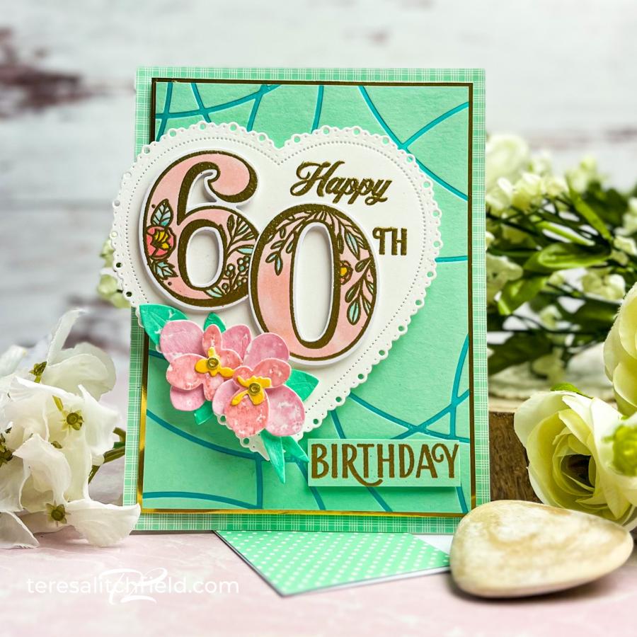 Delicate Circles Hot Foil Plate