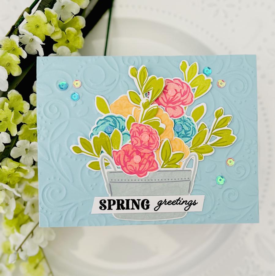 Ornate Swirls Hot Foil Plate