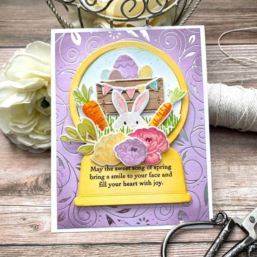 Ornate Swirls Hot Foil Plate