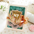 Flower Garden Hot Foil Plate