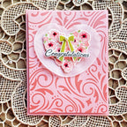 Ornamental Swirl Hot Foil Plate