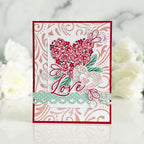Ornamental Swirl Hot Foil Plate