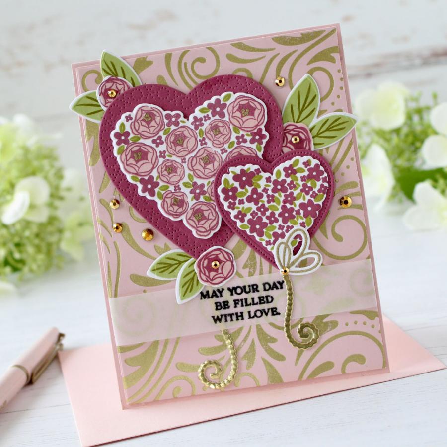 Ornamental Swirl Hot Foil Plate