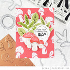 Wild About Mushrooms Hot Foil Plate