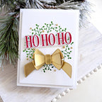 Christmas Laurel Hot Foil Plate